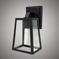 1 Lights 10-in exterior  wall light Matte Black  Dimmable 60W