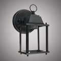 1 Lights  8.5-in Exterior wall light Black powder Coated  Dimmable 60W