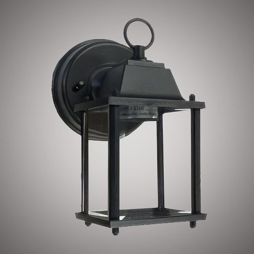 1 Lights  8.5-in Exterior wall light Black powder Coated  Dimmable 60W