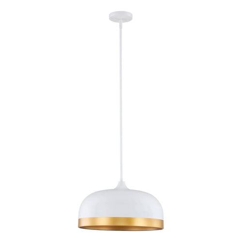 10'' Amarra Matte White 3 Light Pendant