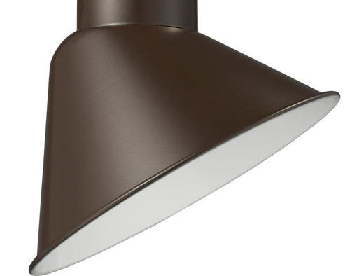 10'' Architectural Bronze Metal R Series Angle Shade