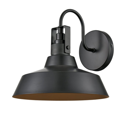 10'' Axell Powder Coated Black 1 Light Wall Sconce