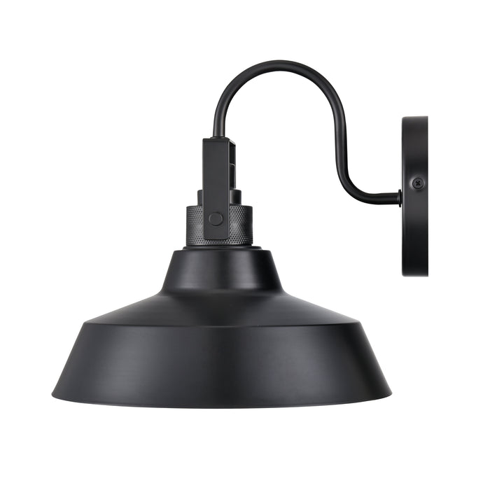 10'' Axell Powder Coated Black 1 Light Wall Sconce