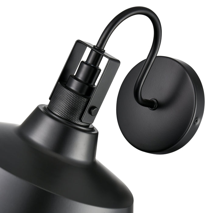 10'' Axell Powder Coated Black 1 Light Wall Sconce