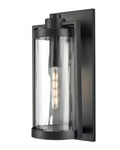 10'' Braselton Powder Coated Black 1 Light Wall Sconce
