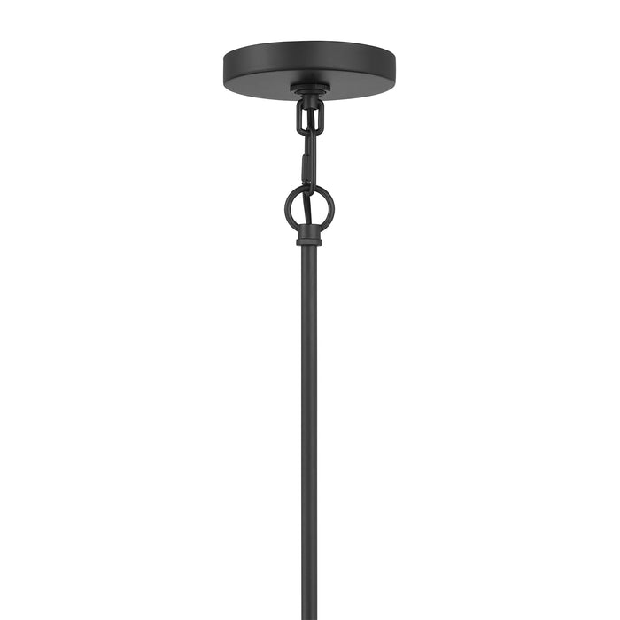 10'' Clarien Matte Black 1 Light Pendant