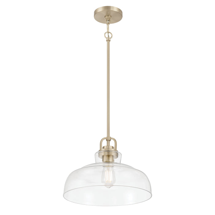 10'' Clarien Modern Gold 1 Light Pendant