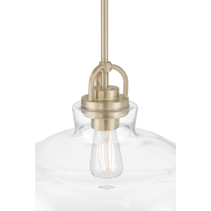10'' Clarien Modern Gold 1 Light Pendant
