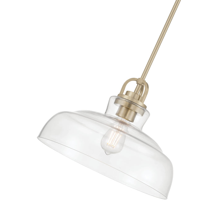 10'' Clarien Modern Gold 1 Light Pendant