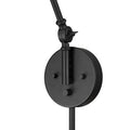 10'' Edward Matte Black 1 Light Swing Arm Sconce