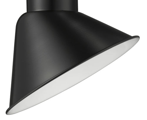 10-inch R Series Satin Black Angle Shade