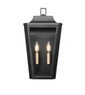 10'' Sumerlin Powder Coated Black 2 Light Wall Sconce