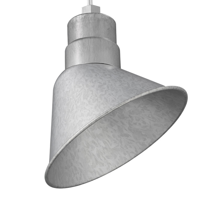 10 x 11-inch R Series Galvanized Angle Shade