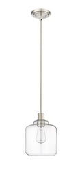 10.2'' Asheville Brushed Nickel 1 Light Mini Pendant