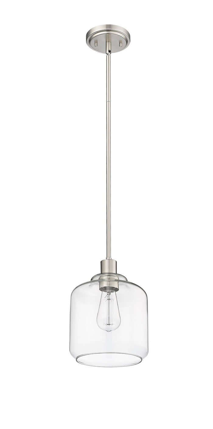 10.2'' Asheville Brushed Nickel 1 Light Mini Pendant