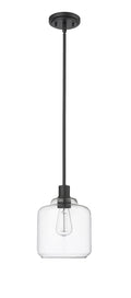 10.2'' Asheville Matte Black 1 Light Mini Pendant