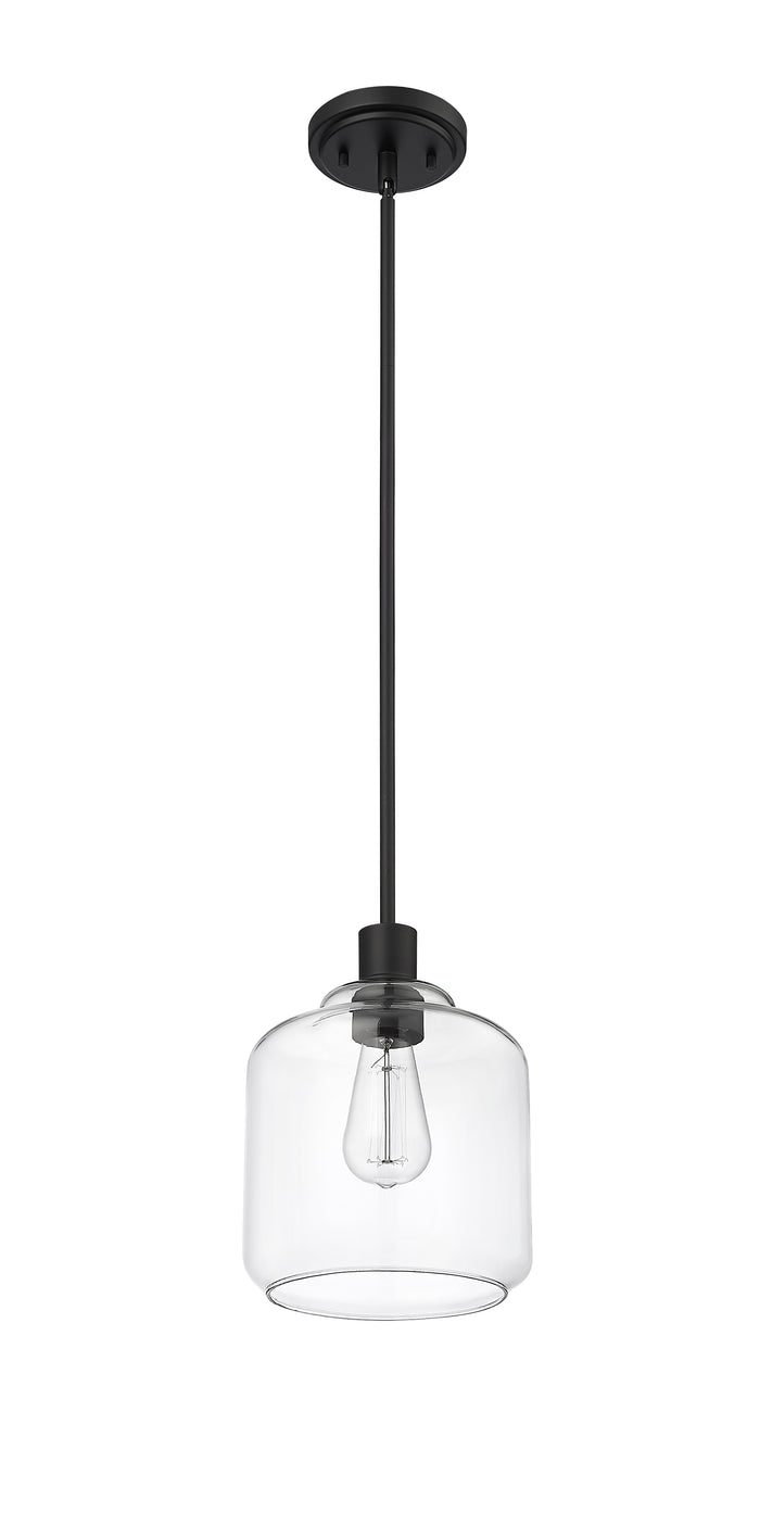 10.2'' Asheville Matte Black 1 Light Mini Pendant