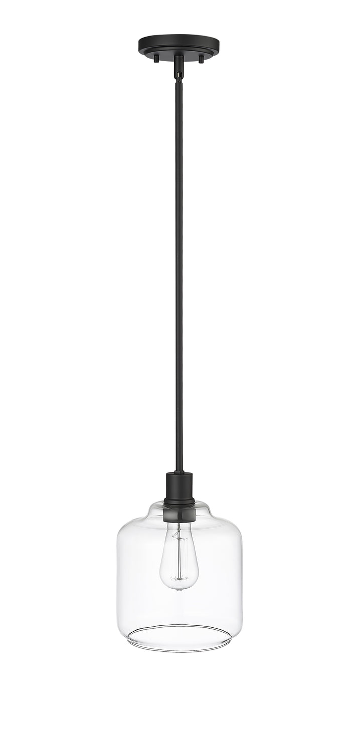 10.2'' Asheville Matte Black 1 Light Mini Pendant