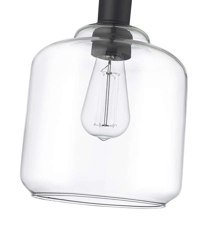 10.2'' Asheville Matte Black 1 Light Mini Pendant