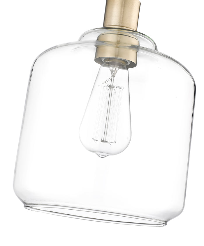 10.2'' Asheville Modern Gold 1 Light Mini Pendant