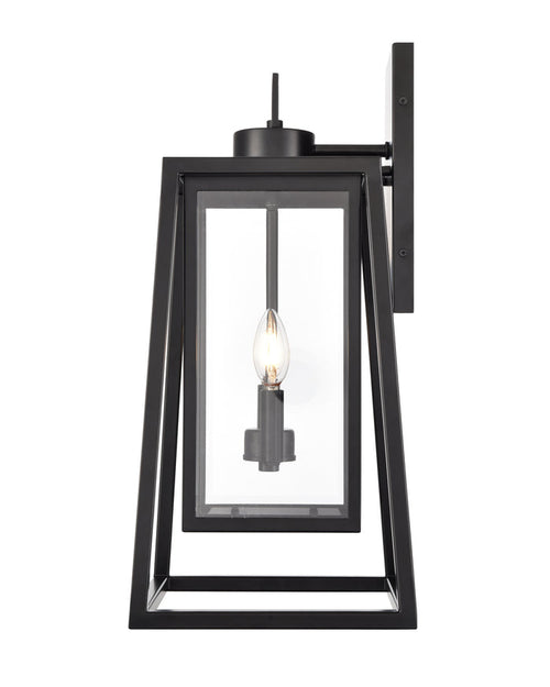 10.25'' Denzell Powder Coated Black 2 Light Wall Sconce