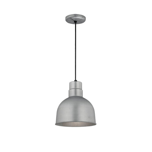 10.25'' R Series Galvanized 1 Light Pendant