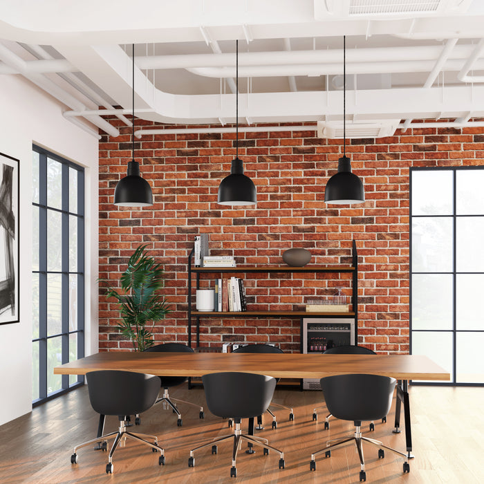 10.25'' R Series Satin Black 1 Light Pendant