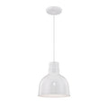 10.25'' R Series White 1 Light Pendant