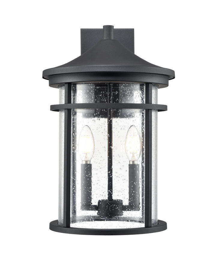 10.5'' Namath Textured Black 2 Light Wall Sconce
