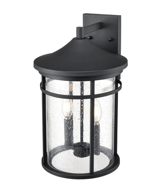 10.5'' Namath Textured Black 2 Light Wall Sconce
