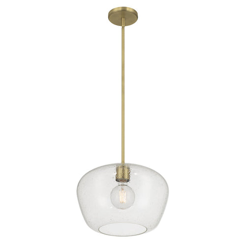 10.5'' Pomari Vintage Brass 1 Light Pendant