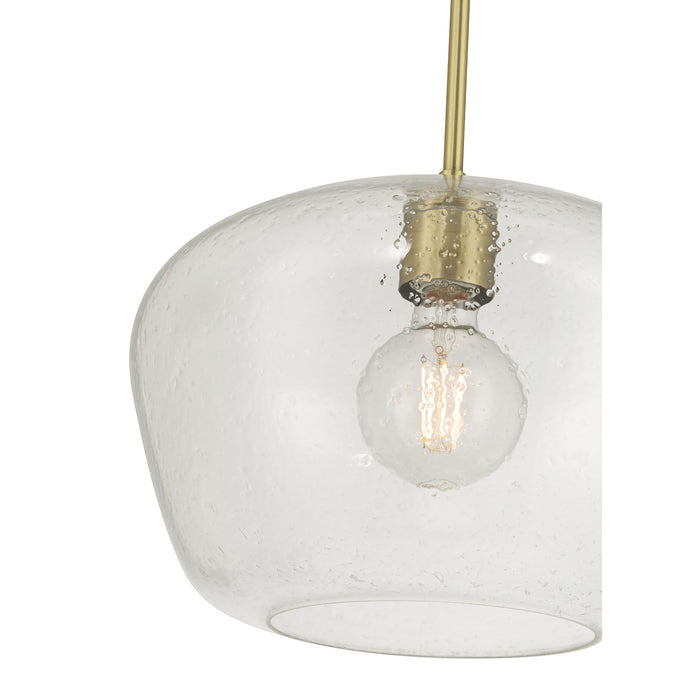 10.5'' Pomari Vintage Brass 1 Light Pendant