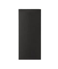 10.62-inch Vegas Powder Coated Black 1-Light Outdoor Wall Sconce with Frosted Glass