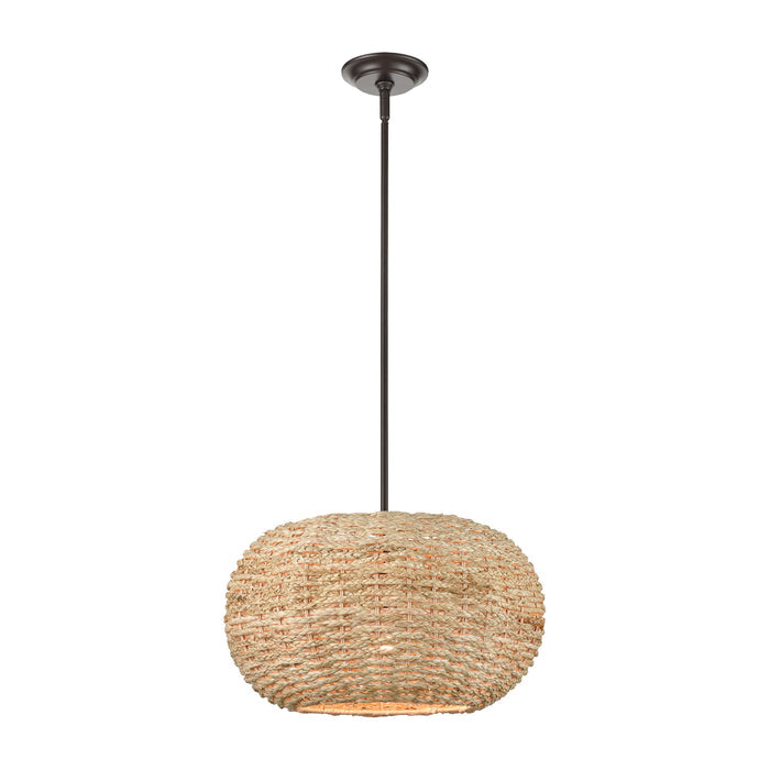 10.75'' Bemo Oiled Bronze 1 Light Pendant