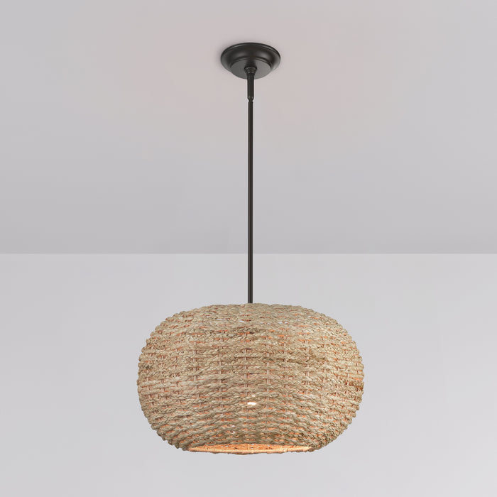 10.75'' Bemo Oiled Bronze 1 Light Pendant