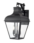 11'' Edenton Matte Black 3 Light Wall Sconce
