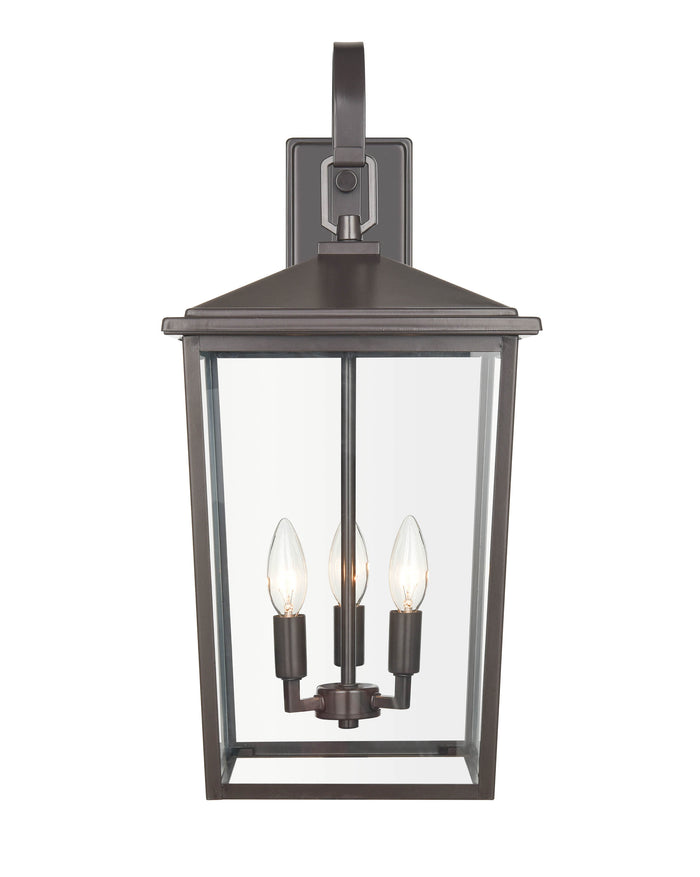 11'' Fetterton Powder Coated Bronze 3 Light Wall Sconce