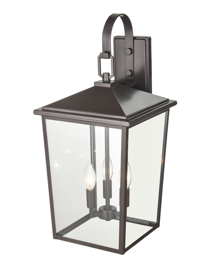 11'' Fetterton Powder Coated Bronze 3 Light Wall Sconce