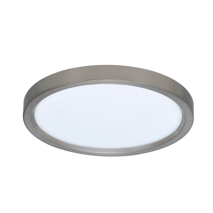 11-inch-Brushed-Nickel-Flush-Mount-Light-with-3000K-Light-and-Frosted-Lens