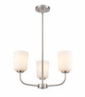 11'' Laphia Brushed Nickel 3 Light Chandelier