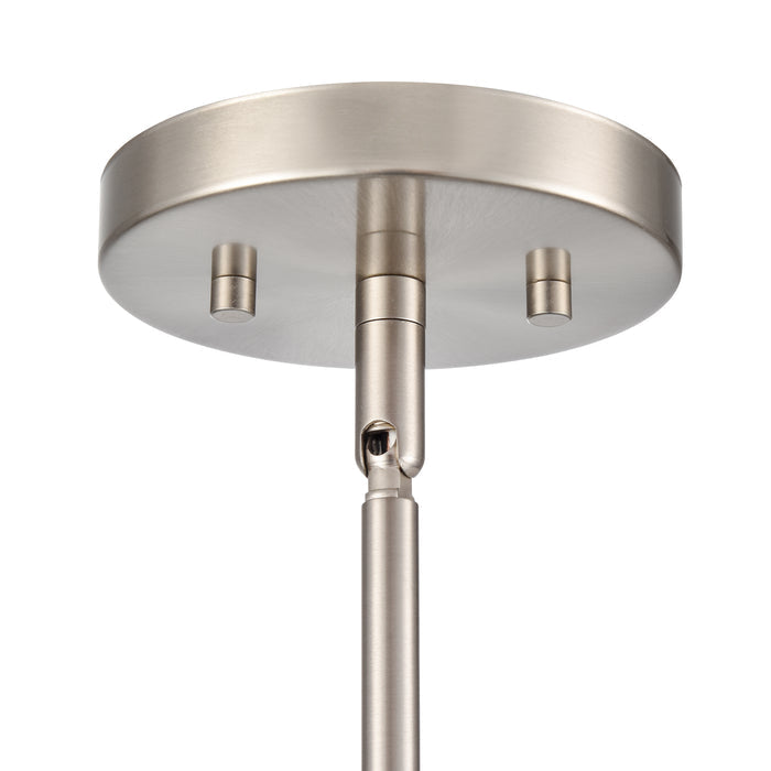 11'' Laphia Brushed Nickel 3 Light Chandelier