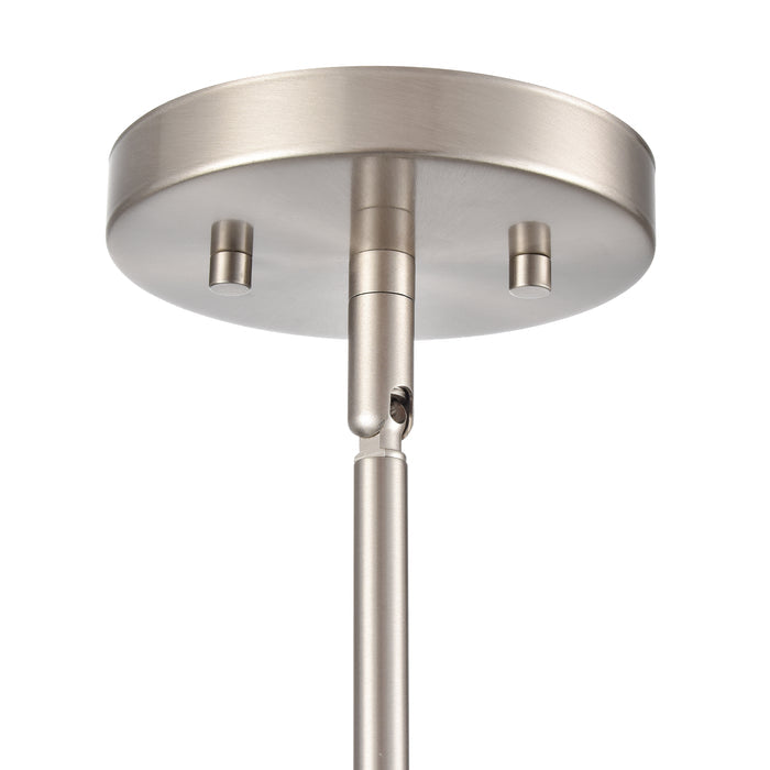 11'' Laphia Brushed Nickel 5 Light Chandelier