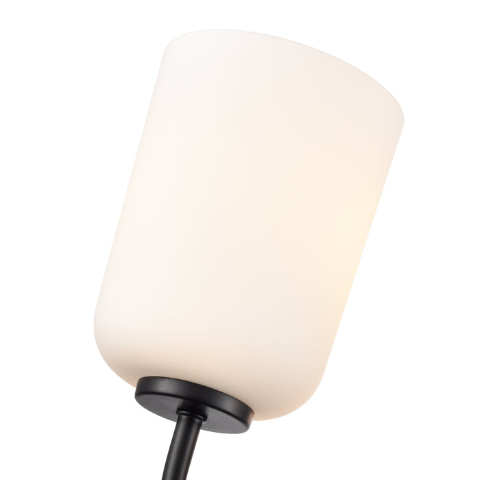 11'' Laphia Matte Black 3 Light Chandelier