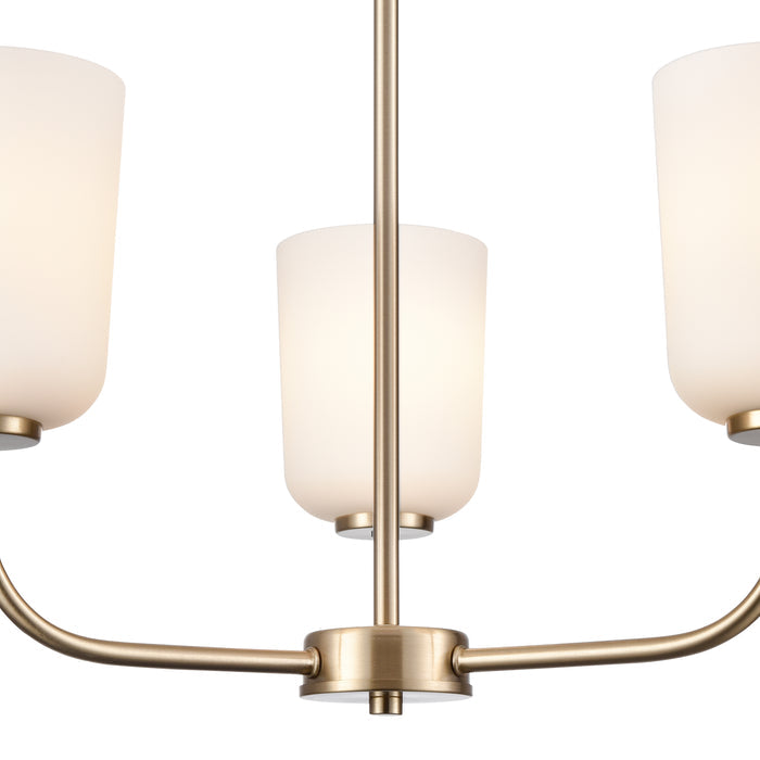 11'' Laphia Modern Gold 3 Light Chandelier