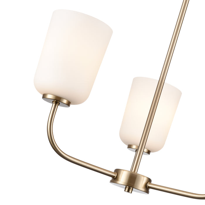 11'' Laphia Modern Gold 3 Light Chandelier