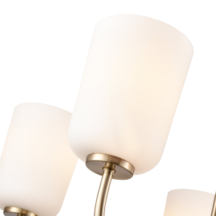 11'' Laphia Modern Gold 5 Light Chandelier