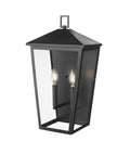 11'' Munger Powder Coated Black 2 Light Wall Sconce