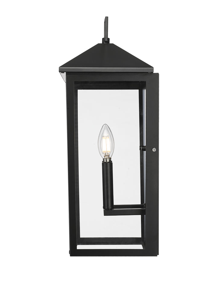 11'' Munger Powder Coated Black 2 Light Wall Sconce
