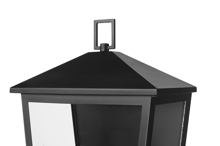 11'' Munger Powder Coated Black 2 Light Wall Sconce