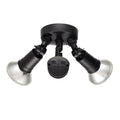 11.25''  Powder Coated Black 2 Light Flood Light